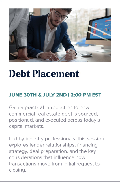 CRE MBA Mockup Page_D1_Debt Placement